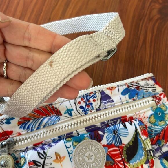 Kipling floral tropical Crossbody bag wallet - Picture 7 of 7